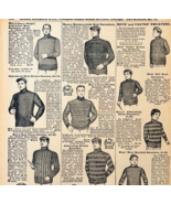 1901 Men&#39;s Sweaters Reproduction Advertisement Sears Fashion Clothing DW... - $19.99