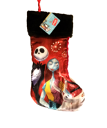 Disney Nightmare Before Christmas Jack, Sally and Zero Satin Christmas S... - €12,86 EUR