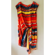 Rachel Roy Sz XL Asymmetrical Sheath Dress Pullover Back Zipper Tank Loo... - €22,80 EUR