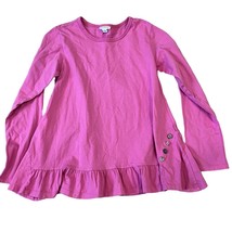 Naartjie Kids Girls Vintage Pink Long Sleeve Shirt 10 - $14.40