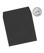 Black 3&quot; Mini Paper CD Sleeves with Window &amp; Flap - €9,05 EUR+