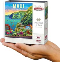Maui Road to Hana 90581 210 Piece Personal Mini Jigsaw Puzzle 9 x 11" Bo... - $19.80