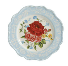 Pioneer Woman Sweet Rose 10.75&quot; Set Of Four Dinner Plates  Floral Dinner Dining - £35.87 GBP