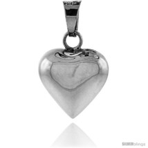 Sterling Silver 7/8 in Harmony Heart Pendant, with snake  - $110.45