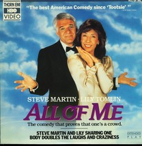 All Of Me Lily Tomlin Steve Martin Laserdisc Rare - £7.95 GBP