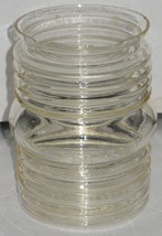 Vintage Industrial Cylinder Jar Look Clear Glass Light Sconce Shade Lamp... - $8.91