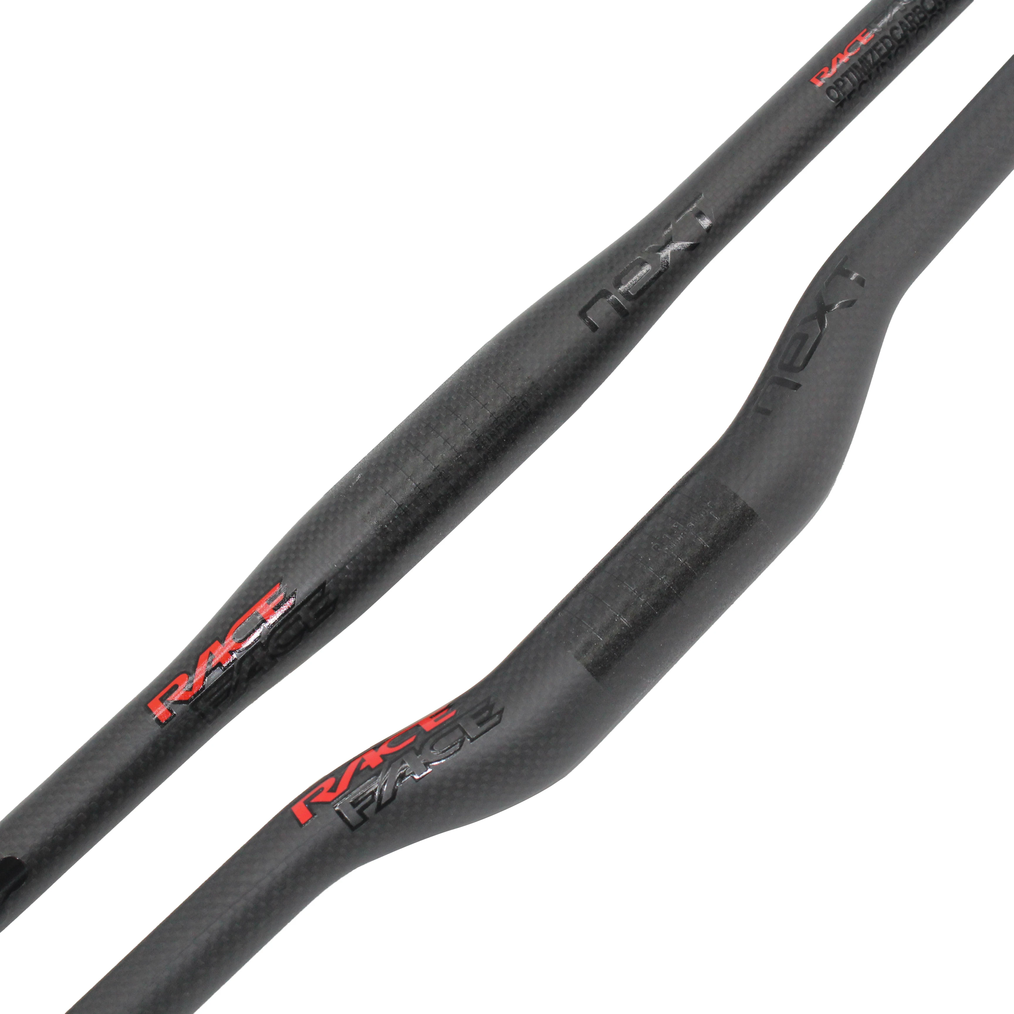  New Next Mountain bike matt 3K full  fibre bicycle handlebar  MTB handlebar Red - £148.49 GBP
