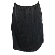JcPenney Vintage Skirt Slip ~ Sz M ~ Black ~ Knee Length - $13.49