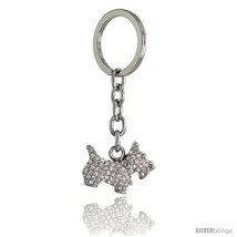Scottish Terrier Dog Puppy Key Chain, Key Ring, Key Holder, Key Tag, Key... - £15.52 GBP