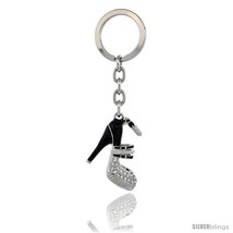 Jeweled High Heeled Shoe Key Chain, Key Ring, Key Holder, Key Tag, Key F... - $19.59