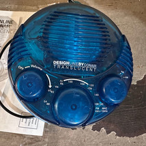 Vintage Translucence Shower Radio Conair Blue - £10.61 GBP