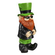 Leprechaun 545088 Sunglasses Leather Jacket St. Patrick&#39;s Day Statue 10&quot; H - £30.86 GBP