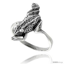 Size 6 - Sterling Silver Frog  - £13.99 GBP