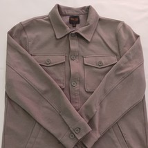 Truth By Banana Republic RN#83178 Men's L Gray Cotton Blend Jacket Shirt Pockets image 12