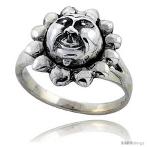 Sterling silver sun poison ring thumb200