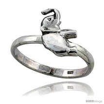 Size 6 - Sterling Silver Movable Elephant  - £14.64 GBP