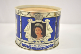 HM Queen Elizabeth II Silver Jubilee Tin Snare Drum 1952-1977 England - £19.44 GBP