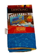 Disney&#39;s The Lion King Reversible Pillowcase 20&quot; x 30 Coolest Dude In Th... - $13.10