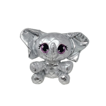 GUND P.Lushes Designer Pet Ella L&#39;Phante Platinum Metallic Elephant 6&quot; Plush Toy - £12.37 GBP