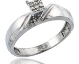 Sterling silver diamond engagement ring rhodium finish 3 16 in wide style ag010er thumb155 crop