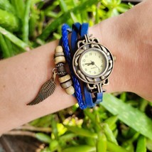 Classic Navy Blue Bohemian Boho Layer Watch - £14.66 GBP