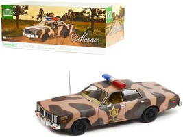 1978 Dodge Monaco Brown Camouflage "Hazzard County Sheriff" 1/18 Diecast Model C - $126.99