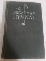 Vintage The Broadman Hymnal Book 1940&#39;s Church Music Songs Green Cover - £10.04 GBP