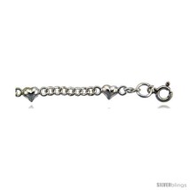 Sterling Silver Curb Links Anklet w/  - £33.11 GBP
