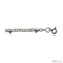 Sterling Silver Curb Links Anklet w/  - £32.74 GBP