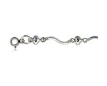 Sterling silver anklet w hearts style 6ca429 thumb155 crop