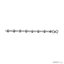 Sterling Silver Anklet w/ Heart  - £44.58 GBP