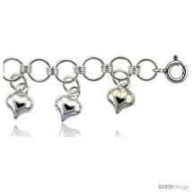 Sterling Silver Anklet w/ Heart  - $81.99