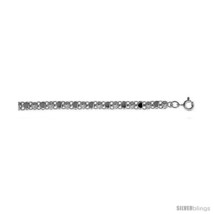 Sterling Silver Charm Anklet w/ Teeny Flowers and  - $73.60