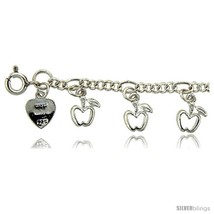 Sterling Silver Apples Charm  - £70.60 GBP