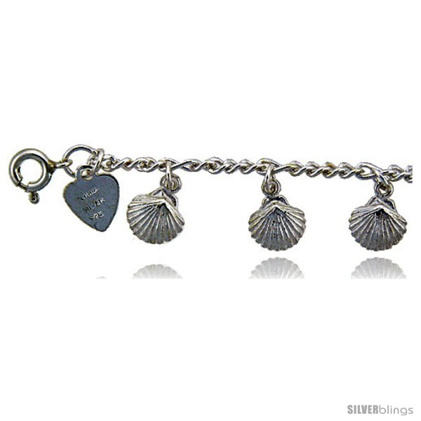Primary image for Sterling Silver Shells Charm 