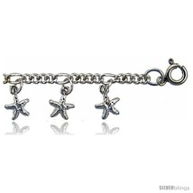Sterling Silver Stars Charm  - £52.41 GBP