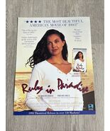 Ruby In Paradise Original Press Kit 8.5x11” Video Store Promo Romance CV JD - €8,55 EUR
