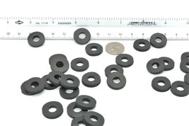 5/16&quot; ID Rubber Washers 3/4&quot; OD  1/8&quot; Thick Black  50 Pieces - $19.53