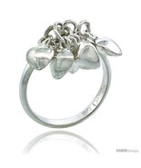 Size 3 - Sterling Silver (Size 3 to 5) Toe Ring / Kid&#39;s Ring w/ Clustere... - £18.23 GBP
