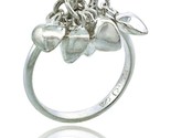 G silver size 3 to 5 toe ring kids ring w clustered heart charms 3 32 in 2 mm wide thumb155 crop