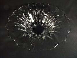 Signed HEISEY Centerpiece Bowl Gorgeous Flared Sunflower Crystal Pattern... - £9.00 GBP