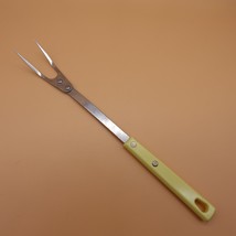 Vintage Meat Fork Royal Brand Sharp Cutter Cutlery Stainless Steel 12&quot; Y... - £11.81 GBP