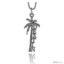 Sterling Silver DESTIN Word Necklace, w/ 18 in Box  - $44.40
