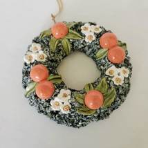 Christmas Ornament, Wreath, resin handmade signed by artist LCM image 4