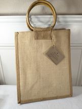 Oenophilia Sac au Vin The Bag Cane Handle 6 Bottle Wine Reusable Carrier... - $20.00