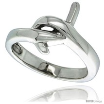 Size 13 - Sterling Silver Knot Ring 7/16 in  - $23.83