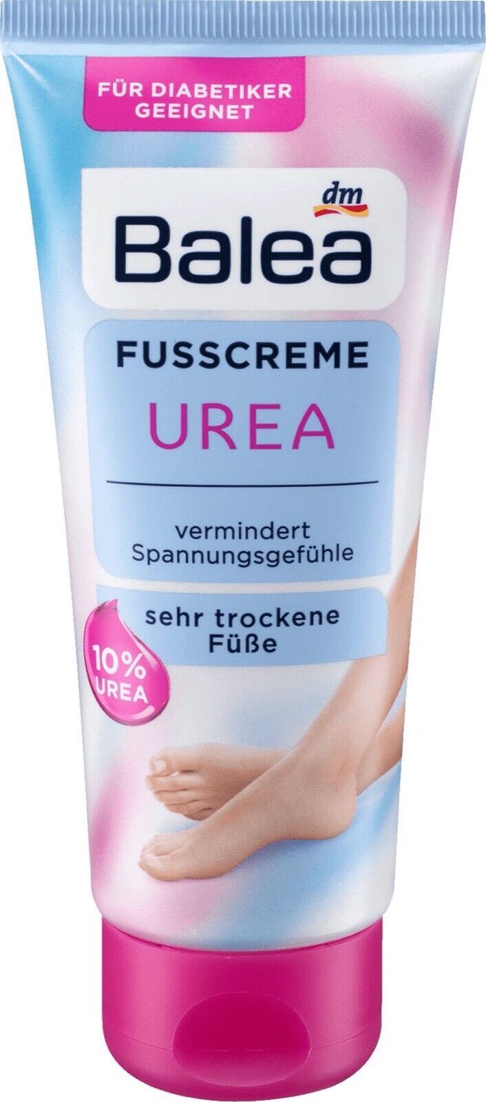 Balea UREA Foot Cream 10% Urea super dry feet relief-100ml -FREE SHIPPING