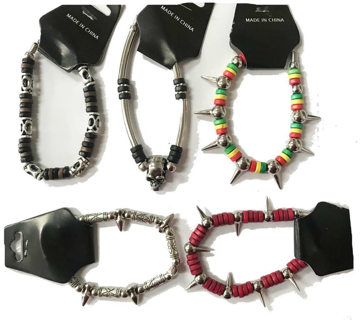 Closeout SALE 12 ASST DESIGNS METAL BRACELET &amp; SPIKED BRACELETS super de... - $6.60