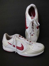 Vtg Nike Air Essential Sister Cross Trainers Women&#39;s 9 344126-161 Retro Red Wht - £23.59 GBP