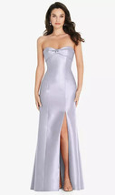Alfred Sung D829...Strapless Princess Waist Trumpet Gown...Silver Dove...Size 0 - £96.36 GBP